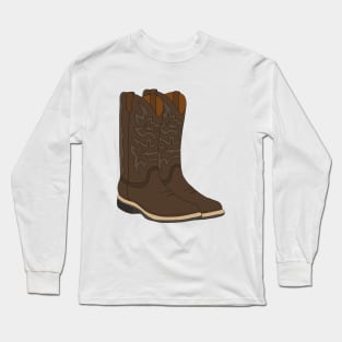 Rustic Boots Long Sleeve T-Shirt